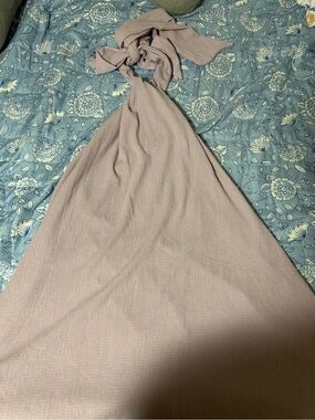 H&M Lilac Textured Halter Camisole dress